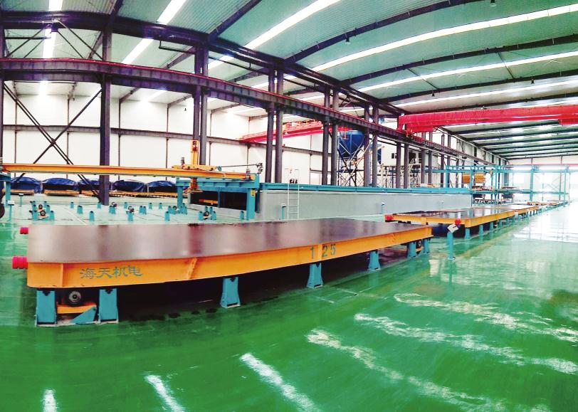 天津客户PC生产线生产现场